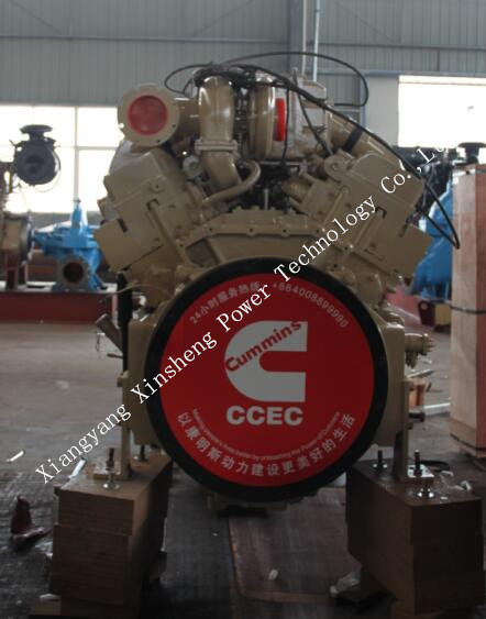Turbo moteur diesel KTA38-P980 de CCEC Cummins pour des machines de construction, pompe à eau