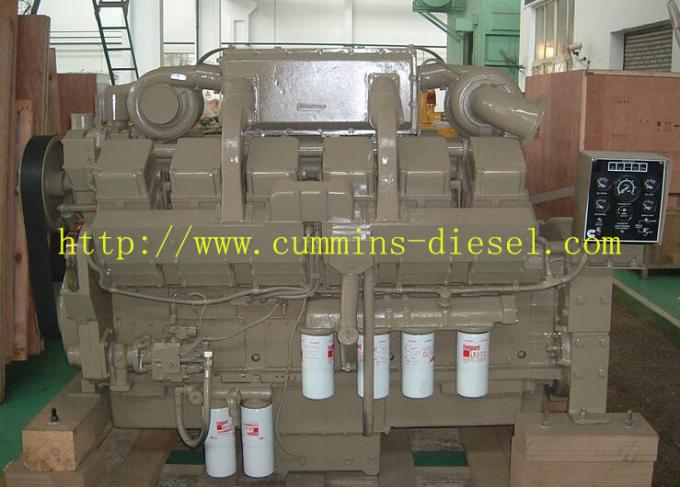 Déplacement véritable des cylindres 38L du moteur diesel KTA38-C1050 V-12 d'outillage industriel de Cummings