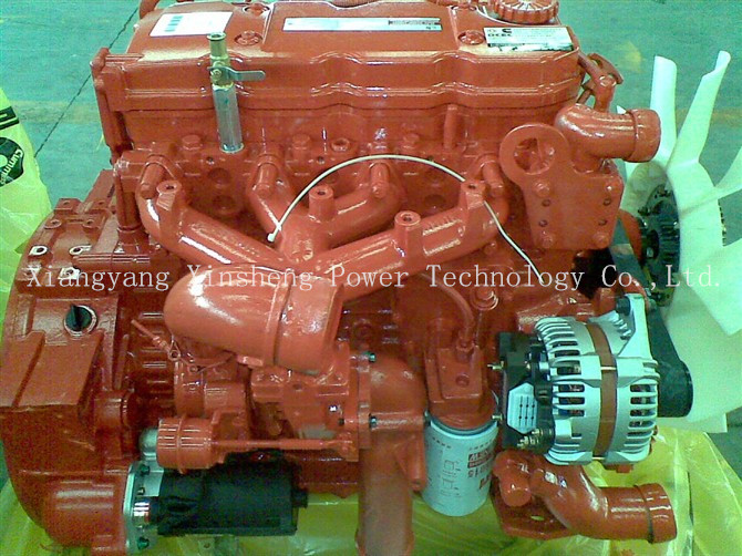Moteur de moteur diesel de 4 Cummings de cylindre pour le déplacement 140HP 103KW du camion 4.5L